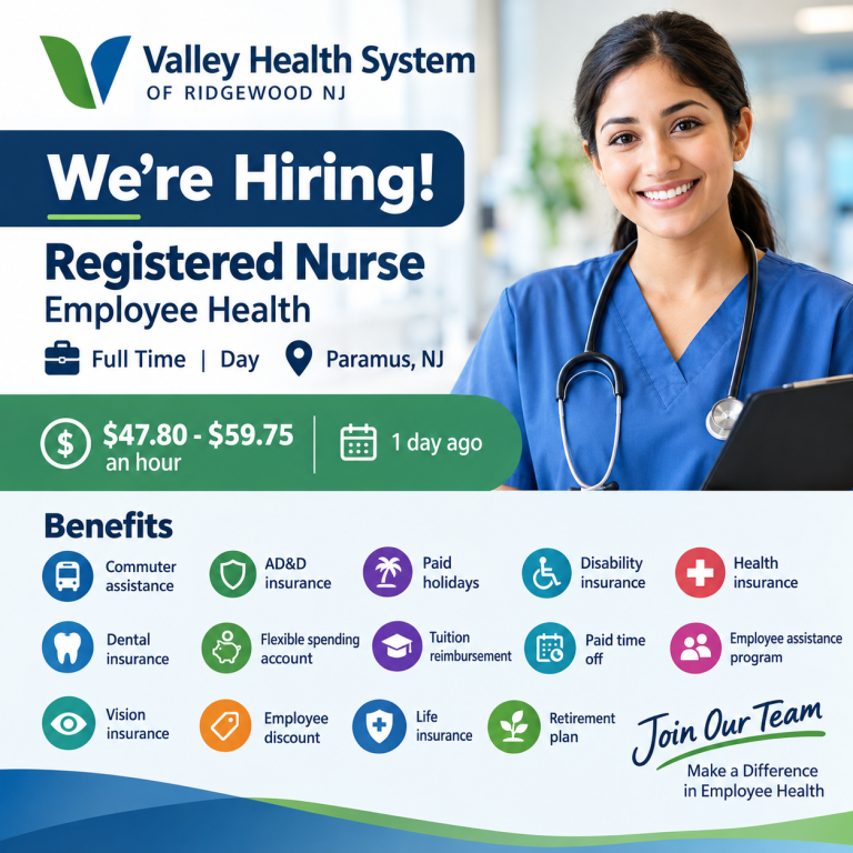 Registered Nurse, Employee Health, Full Time, Day