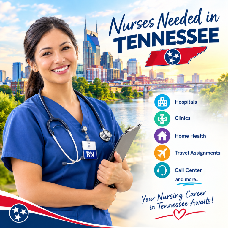 Nursing vacancy in Tenessesse, USA