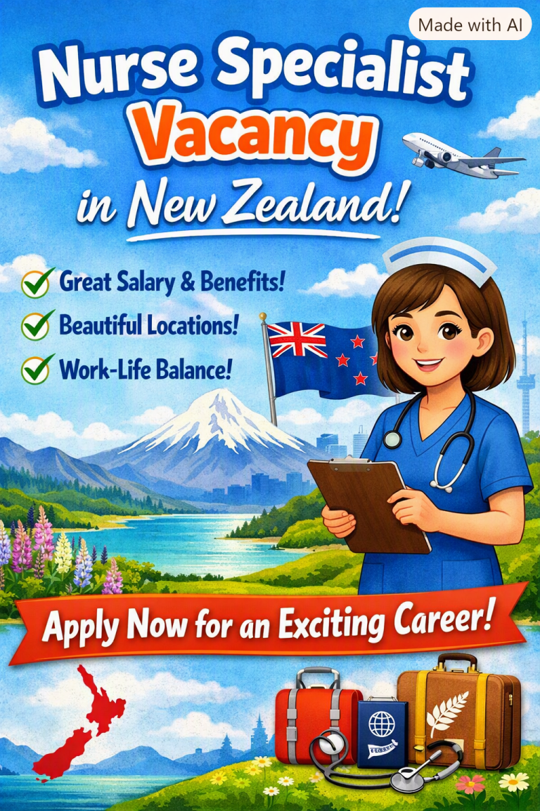 Latest New Zealand Nursing Job Vacancy 2026